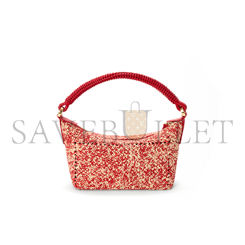L0ew* CALA MINI BAG IN MELANGE RAFFIA A120HPLX16 (26*13*10cm)